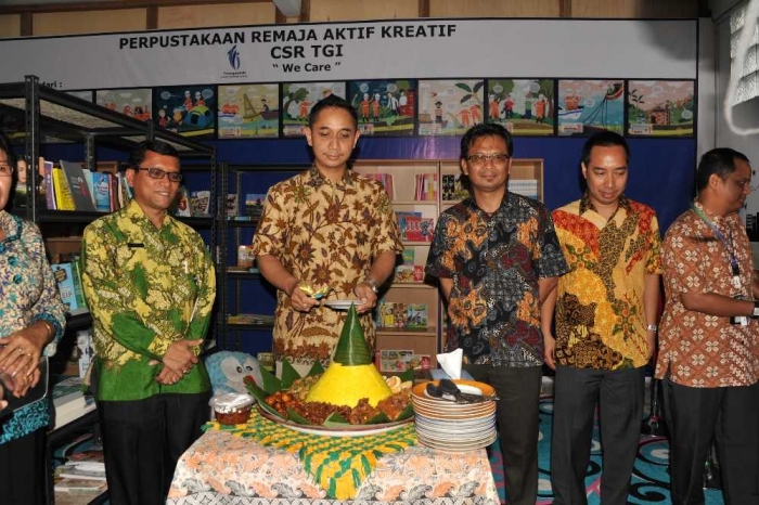 Peresmian Perpustakaan di SMAN 11 Batam, Pulau Buluh