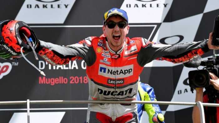 Jorge Lorenzo juara Moto GP Austria 2018 (Tribun Pekanbaru - Tribunnews.com)