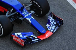 Sayap depan mobil F1 Toro Rosso musim 2018 (Sumber : Octane Photographic Ltd)