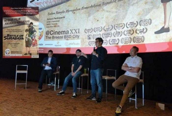 Sinar Mas Land berperan aktif dalam majunya dunia pendidikan animasi di tanah air - Pak Dhony Rahajoe | Foto: Agung Han