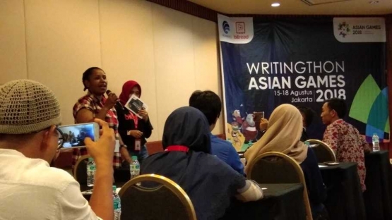 Perwakilan peserta Writingthon (Dokpri)