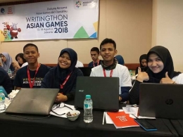 writingthon Asian Games 2018 (sumber:dokpri)