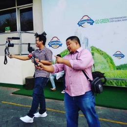 dok.pri kolaborasi Kompasianer dan Vlogger Surabaya dalam Campina Factory Tour 