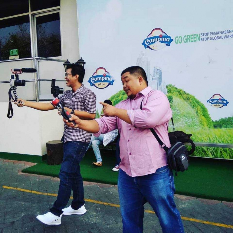 dok.pri kolaborasi Kompasianer dan Vlogger Surabaya dalam Campina Factory Tour