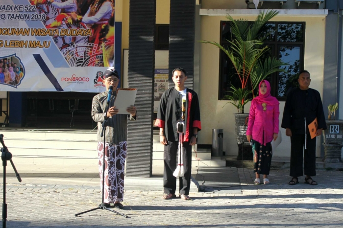 pembacaan teks pancasila | dokumen pribadi