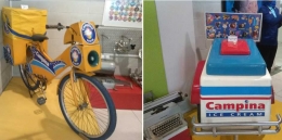 Salah satu memorabilia berupa sepeda yang digunakan untuk menjual es krim (Sumber: dokumen pribadi)