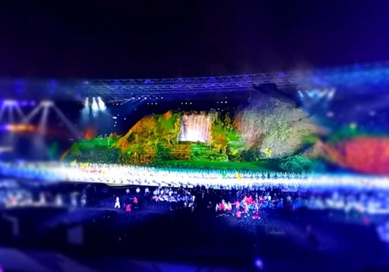 Pembukaan Asian Games 2018. (Foto: dokpri)