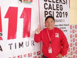 Syafrudin Budiman SIP Caleg DPRD Jawa Timur No 1 Partai Solidaritas Indonesia (PSI) dari Dapil 14 Madura (Sumenep, Pamekasan, Sampang dan Bangkalan). (facebook Syafrudin Budiman)