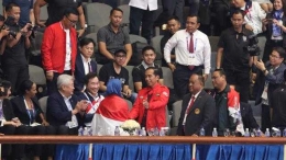 Dilihat Langsgung Presiden Jokowi (dok.bola)