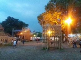 Bamboo Biennale yang merupakan event bambu 2 tahunan dan satu-satunya di dunia. (foto;dokpri)