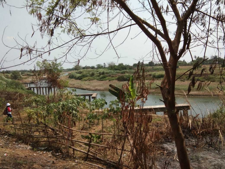 Dokpri-Lokasi rumah Djiaw Kie Siong berdiri di pinggir sungai Citarum sebelum dipindahkan