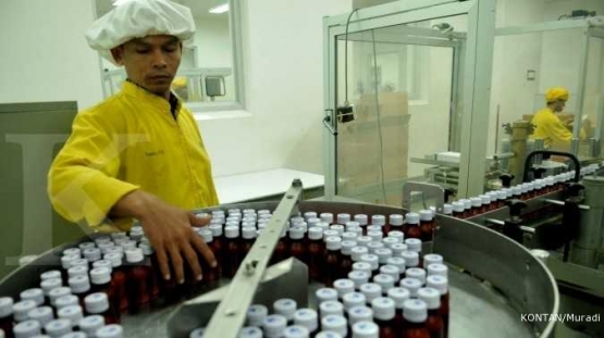 Proses produksi vaksin di pabrik PT Bio Farma. Foto merupakan milik Kontan Online.