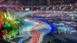 Pembukaan Asian Games (Gambar Tribunnews.com)