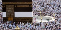 Jamaah haji di Mekkah (KOMPAS/Agus Mulyadi) 