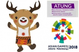 Atung, salah satu maskot Asian Games 2018|Dok. Asian Games 2018