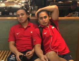 Amasya Manganang dan Aprilia Manganang, duet kakak-adik di timnas voli putri Indonesia| Sumber: Instagram story Aprilia Manganang @manganang