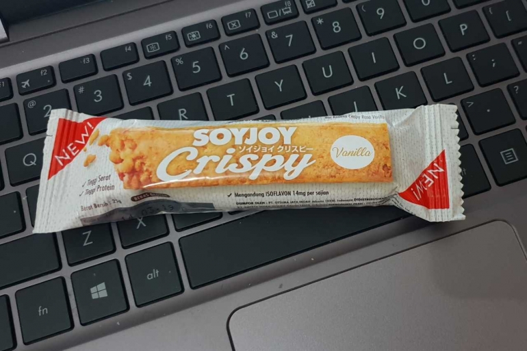 SOYJOY Crispy disela bekerja (Dokpri)