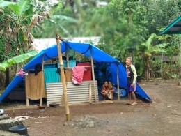 Pengungsi Gempa Lombok (dok. Thio RELINDO Kota Bogor, 21-8-2018)
