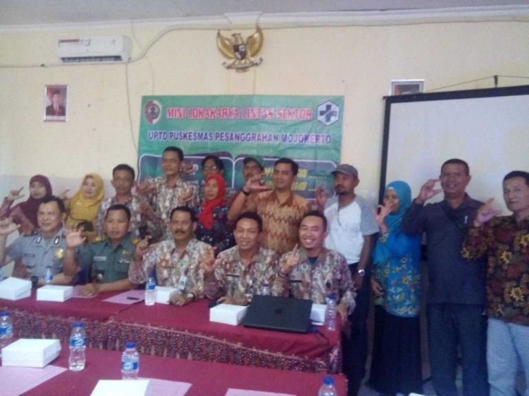 Kegiatan Mini Lokakarya Lintas Sektor Di UPT Puskesmas Pesanggarahan (dok. pri)