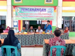 Suasana Pencanangan Kampung KB Di Desa Purworejo Kecamatan Pungging Kabupaten Mojokerto 