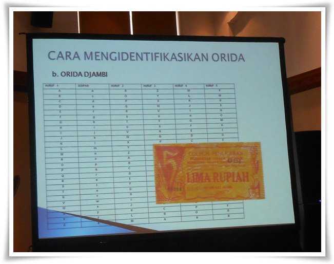 Cara mengidentifikasi ORIDA (Dokumentasi pribadi)