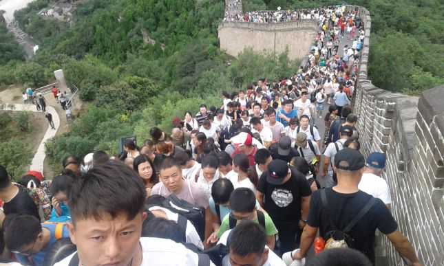 Tembok China, padat!