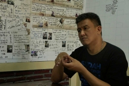 Fabian Budi Seputro, owner Sate Ratu. Dok : Riana Dewi