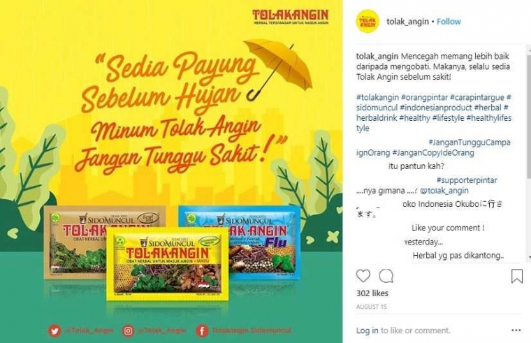 (ilustrasi | https://www.instagram.com/tolak_angin/)