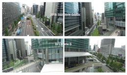 Kereta belum bergerak, pemandangan arsitektural Tokyo modern, sudah terpampang di depan mata!/Dokumentasi pribadi 
