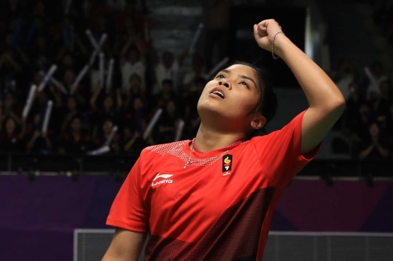 Gregoria Mariska tampil cukup baik di Asian Games 2018. Ia menorehkan sejumlah lompatan penting dalam prosesnya menjadi pemain hebat (badmintonindonesia.org).