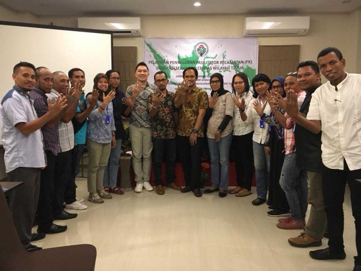 Tim Fasilitator GSC Maluku Tengah Bersama KMP Maluku dan Perwakilan Sekertariat