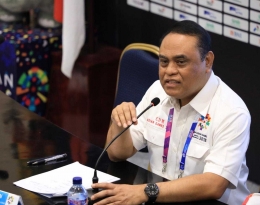 Chef de Mission Tim Indonesia di Asian Games 2018, Syafruddin -Foto: Heriza