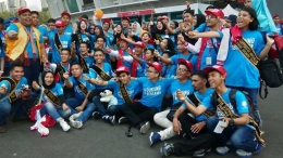 Dukungan dan antuasias warga menyambut Asian Games 2018 (Dokpri)