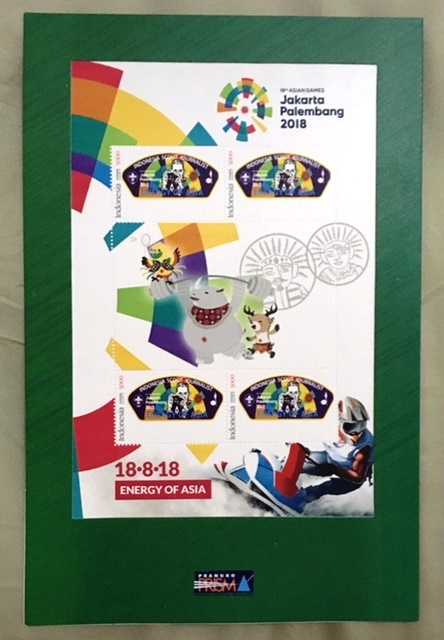 Prangko Prisma edisi Asian Games 2018. (Foto: ISJ)