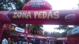 Zona Pedas Pucuk Coolinary Festival (dok.pribadi)