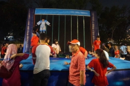 Suasana taman bermain anak di Asian Fest (Dokumentasi Pribadi)