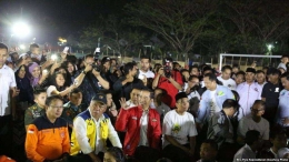 Jokowi penutupan Asian Games di Lombok/VoaIndonesia.com