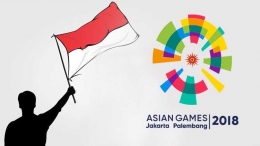 Bendera Merah Putih berkibar di ASIAN GAMES 2018. Sumber : www.indosport.com