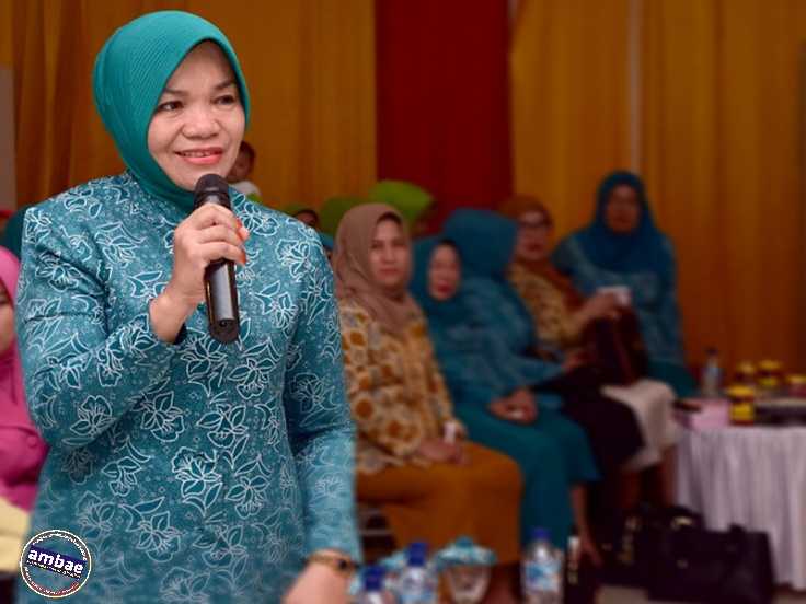Isteri Gubernur SulSel Terpilih, Liestiaty F. Nurdin (04/09/2018).