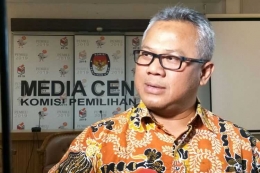 Ketua KPU Arief Budiman (Kompas.com)
