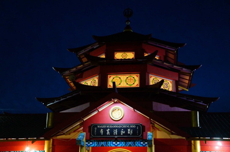 Kubah Masjid Cheng Ho (foto : dok pribadi)