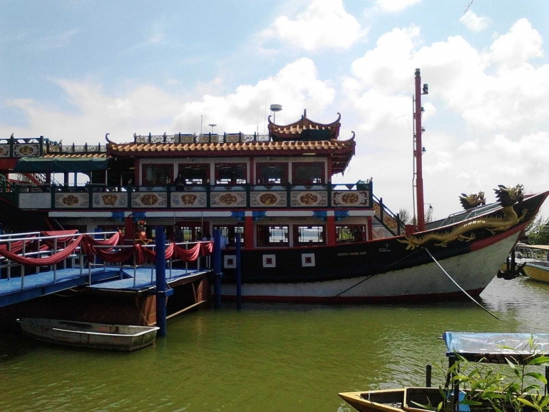 Replika kapal Cheng Ho saat diresmikan tahun 2015 lalu