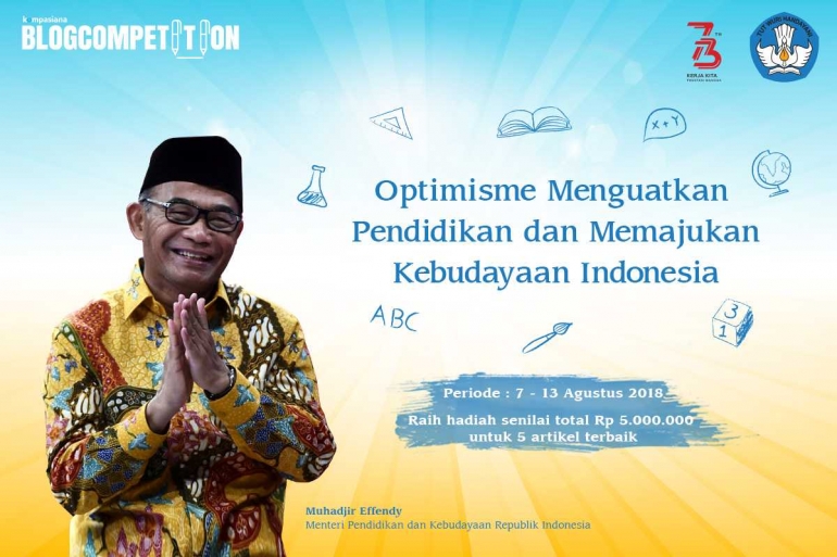 Blog Competition Kompasiana bersama Kementerian Pendidikan dan Kebudayaan RI