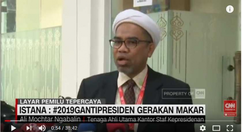 Ali Mochtar Ngabalin, Gambar CNN Indonesia