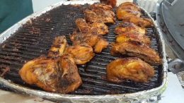 Ayam bakar di Restoran Ayam Goreng Tantene (dok. pri).