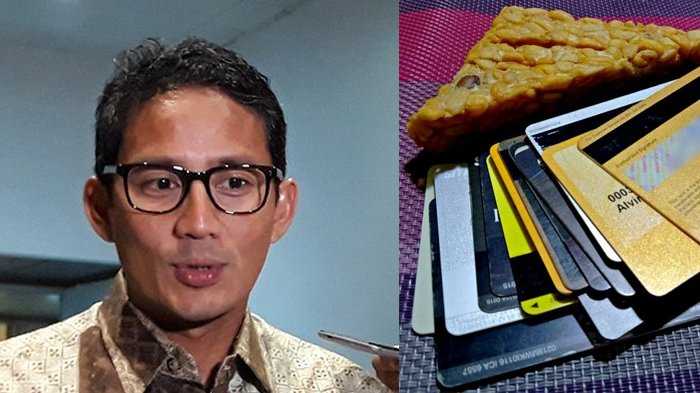 Sandiaga Uno Tempe dan Kartu ATM | Tribunnews.com