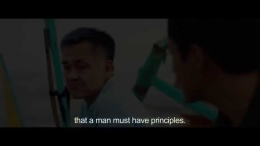 " lelaki harus punya prinsip "