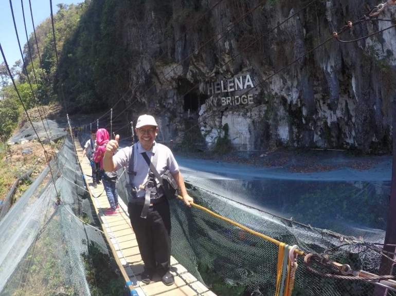 Helena Sky Bridge, Bantimurung (koleksi pribadi)