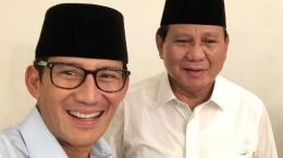 Sandiaga-Prabowo/TribunNews.com
