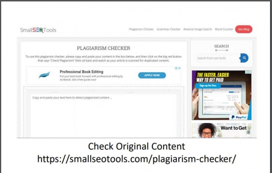 Deskripsi : Plagiarism Checker akan menghindarkan web/blog/blogpost kita dari tendangan algoritma Google Panda I Sumber Foto : Noko Riansyah Presentation